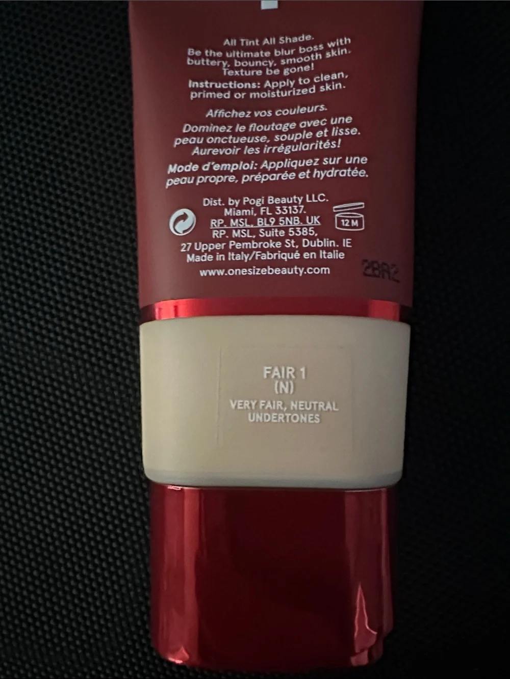 ONE/SIZE Turn Up The Base BB cream Beauty Blur balm